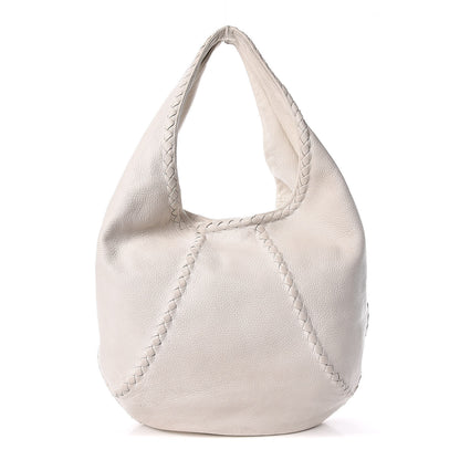 Bottega Veneta Cervo Deerskin Large Hobo White 1 of 15