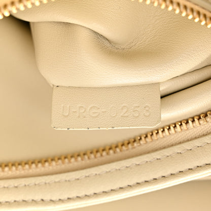 Celine Shiny Calfskin Medium Triomphe Limestone 6 of 9