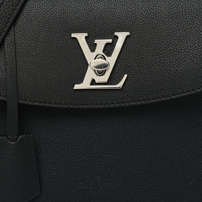 Louis Vuitton Calfskin Lockme Ever BB Black 7 of 9