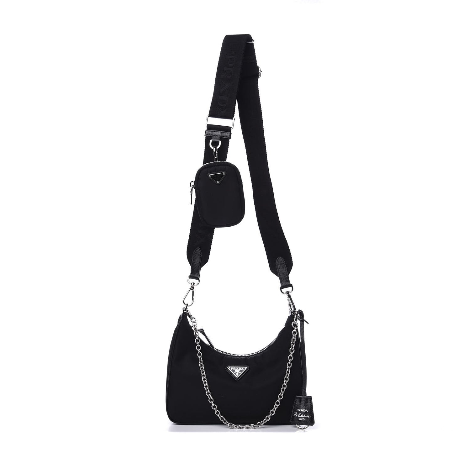 Nylon Re-Edition 2005 Shoulder Bag Black