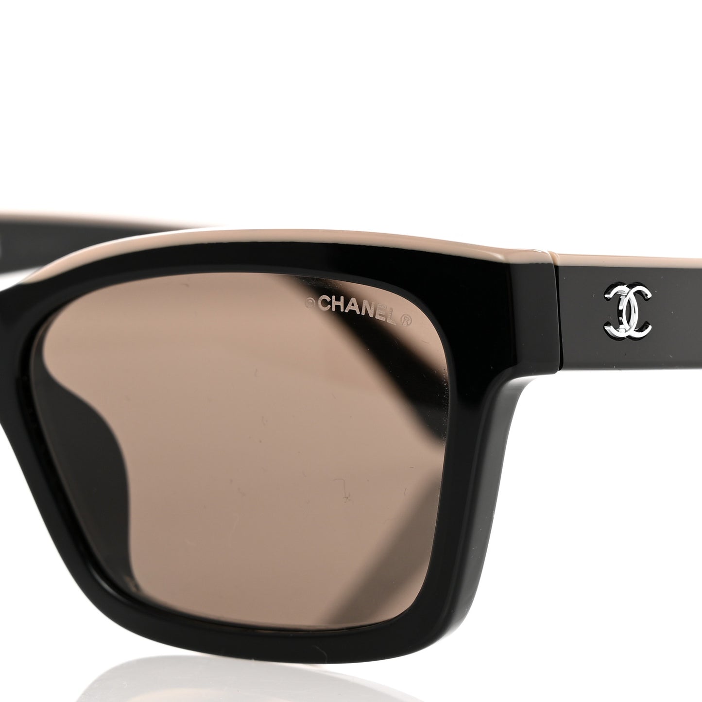 Acetate Square Sunglasses 5417-A Black