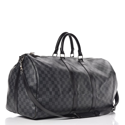 Louis Vuitton Damier Graphite Keepall Bandouliere 55 3 of 22
