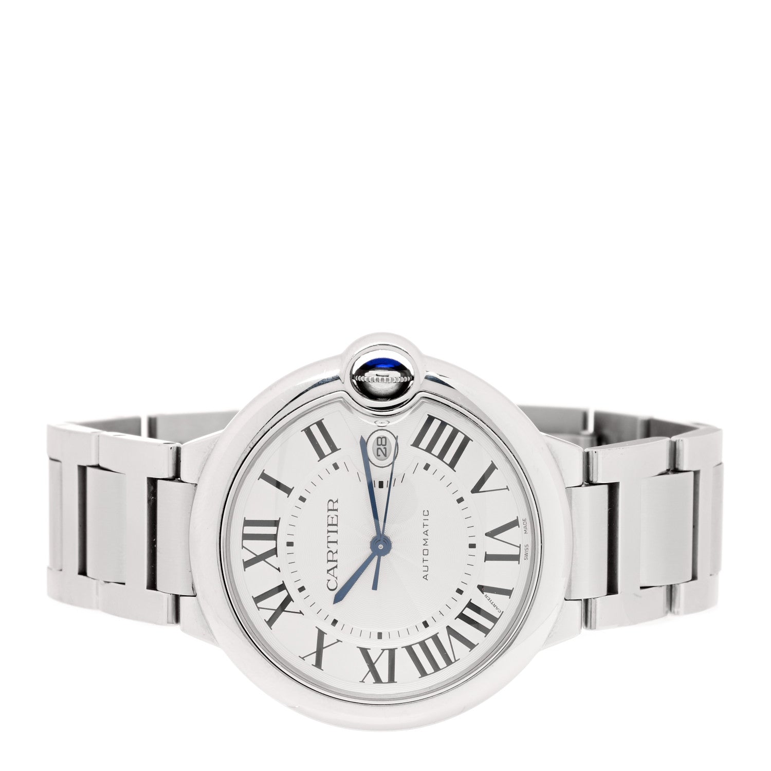 Cartier Stainless Steel 42mm Ballon Bleu De Cartier Automatic Watch 2 of 5
