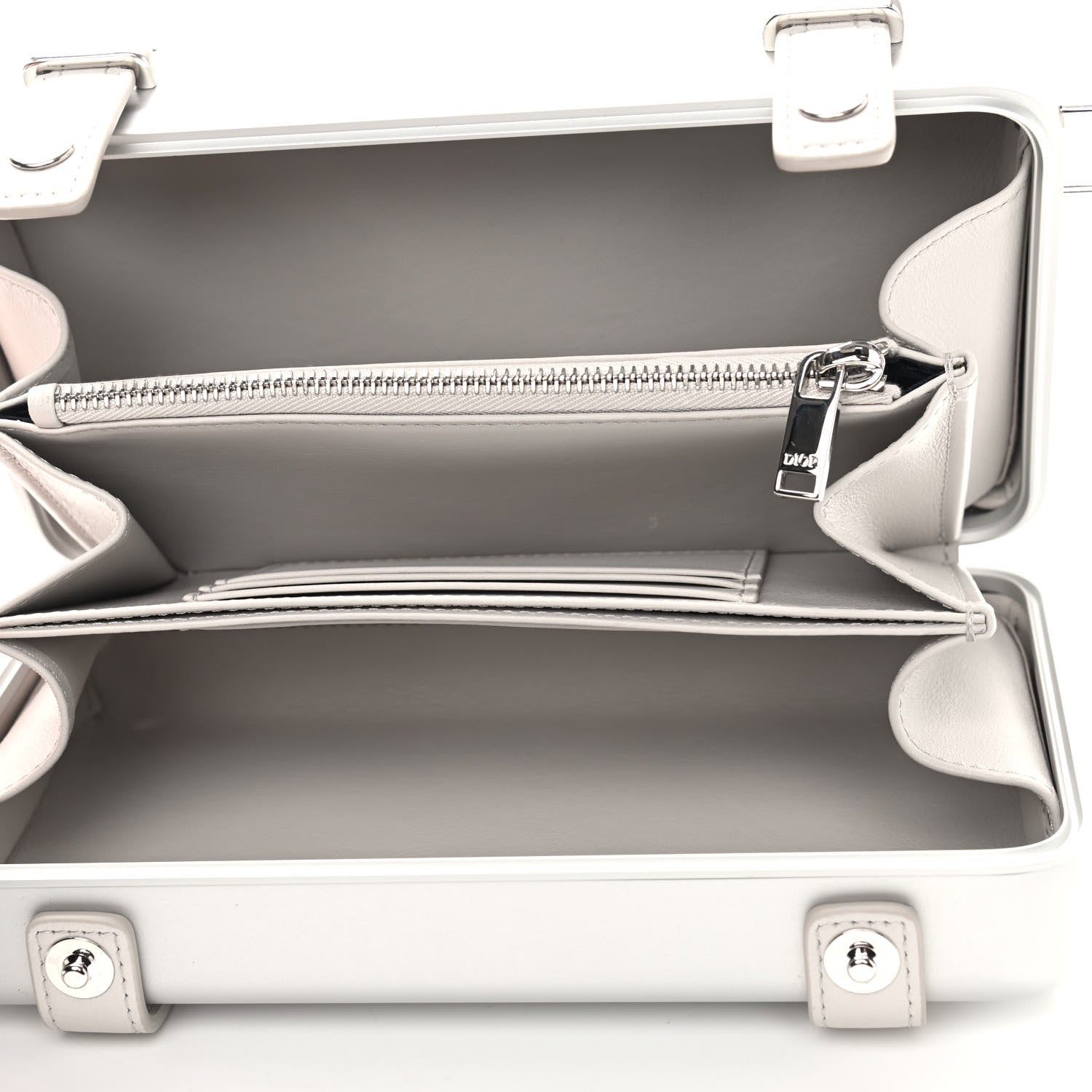 Christian Dior X RIMOWA Aluminum Personal Clutch On Strap Silver 5 of 10