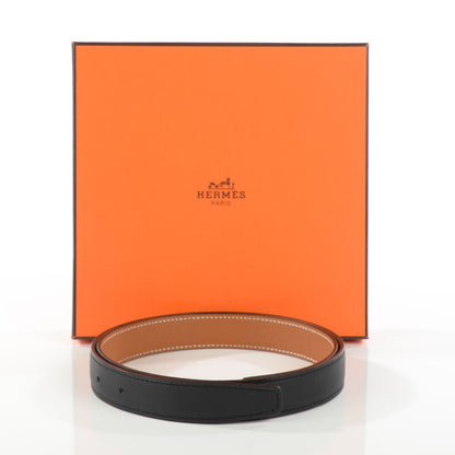 Hermes Epsom Swift 32mm Belt Strap 80 Gold Black 3 of 8
