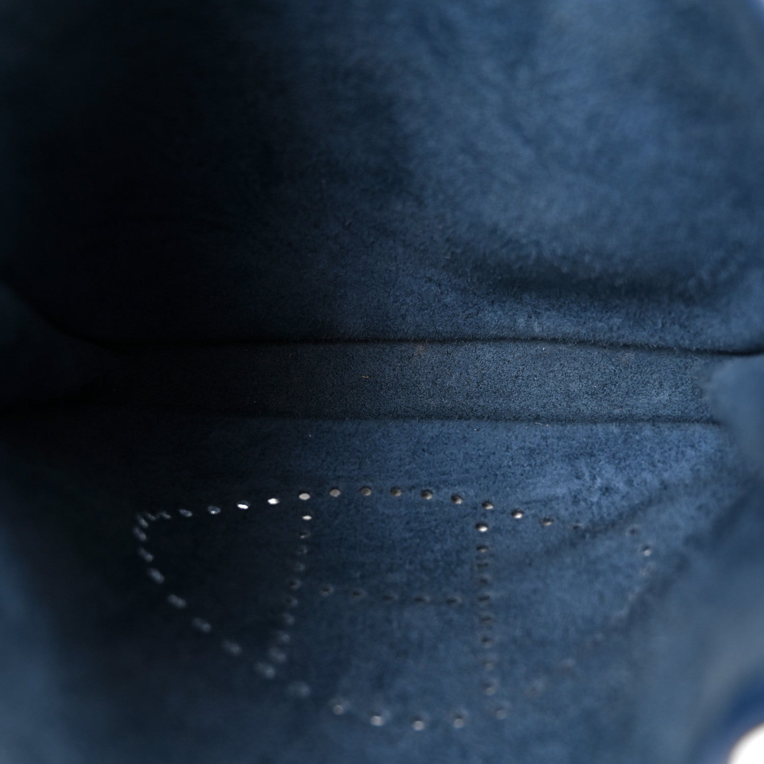 Hermes Taurillon Clemence Evelyne III PM Bleu De Malte 5 of 12