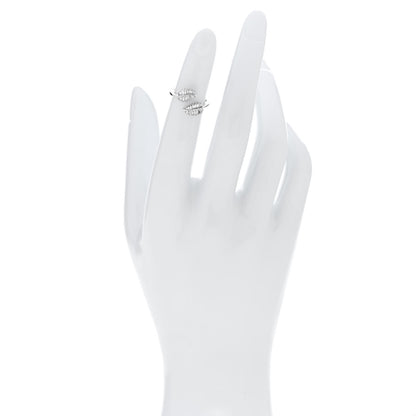 Anita Ko 18K White Gold Diamond Small Palm Leaf Ring 44 3 2 of 5