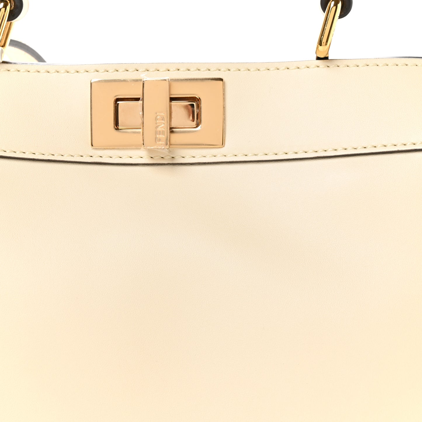 Vitello King Camoscio Metal Stitch Peekaboo I SEE U Satchel Pergamena Miele