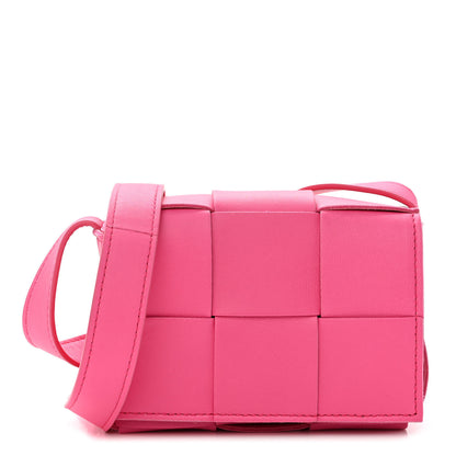 Bottega Veneta Lambskin Maxi Intrecciato Extra Mini Cassette Crossbody Bag Bon Bon 1 of 10