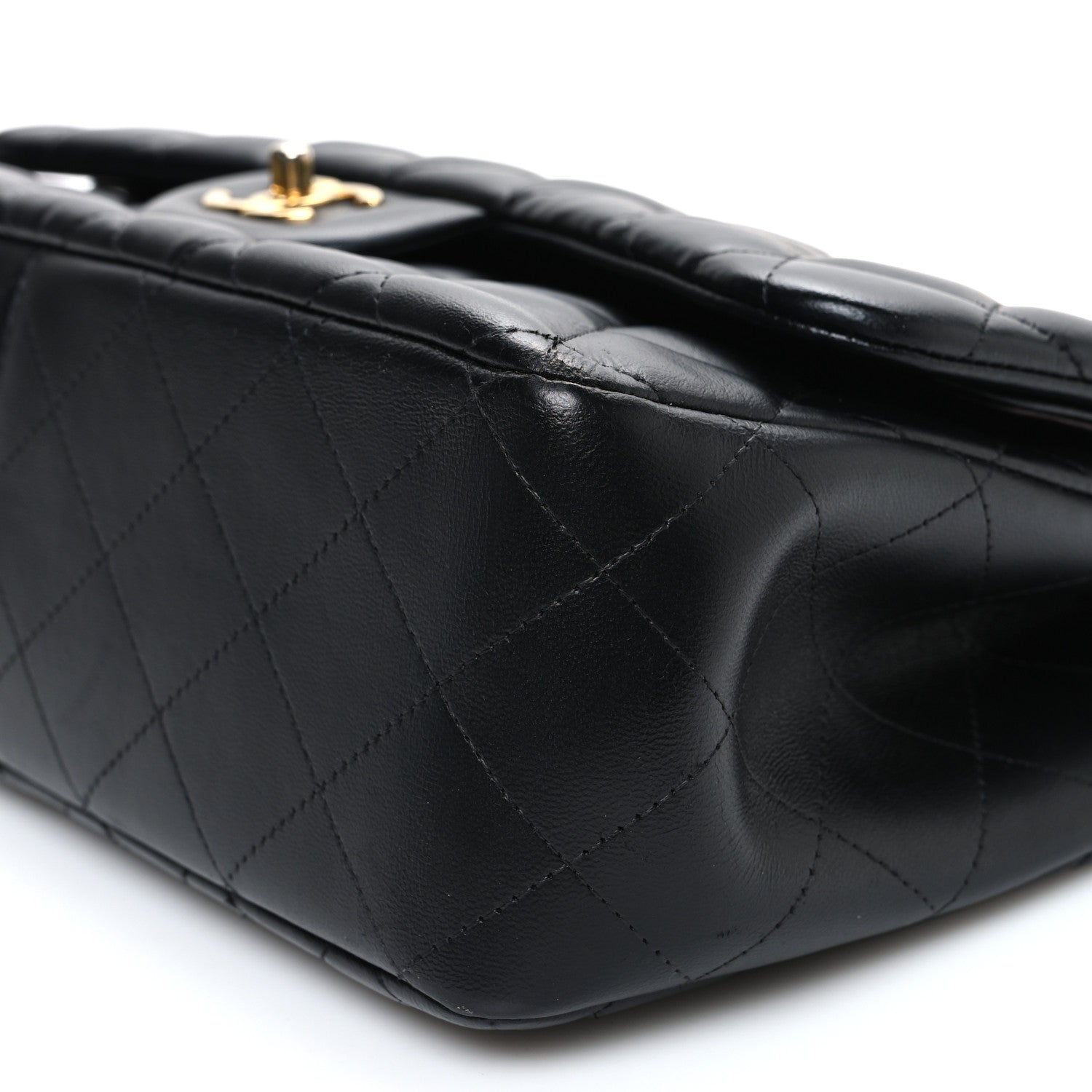 Chanel Lambskin Quilted Jumbo Double Flap Black 1824554 – FASHIONPHILE