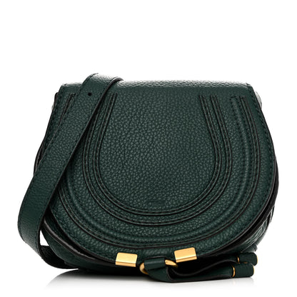 Chloe Calfskin Mini Marcie Round Crossbody Bag Rainforest 1 of 14