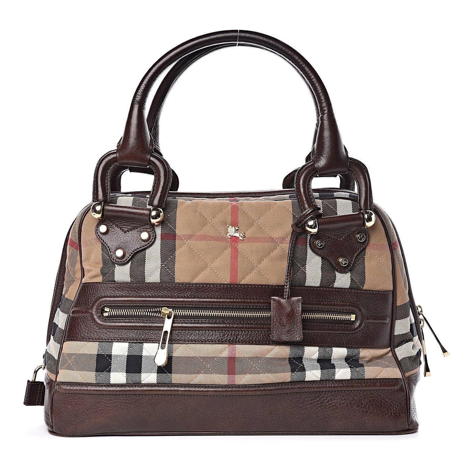 Burberry House Check Quilted Westbury Tote Chocolate 1 of 11