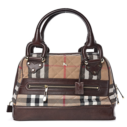 Burberry House Check Quilted Westbury Tote Chocolate 1 of 11