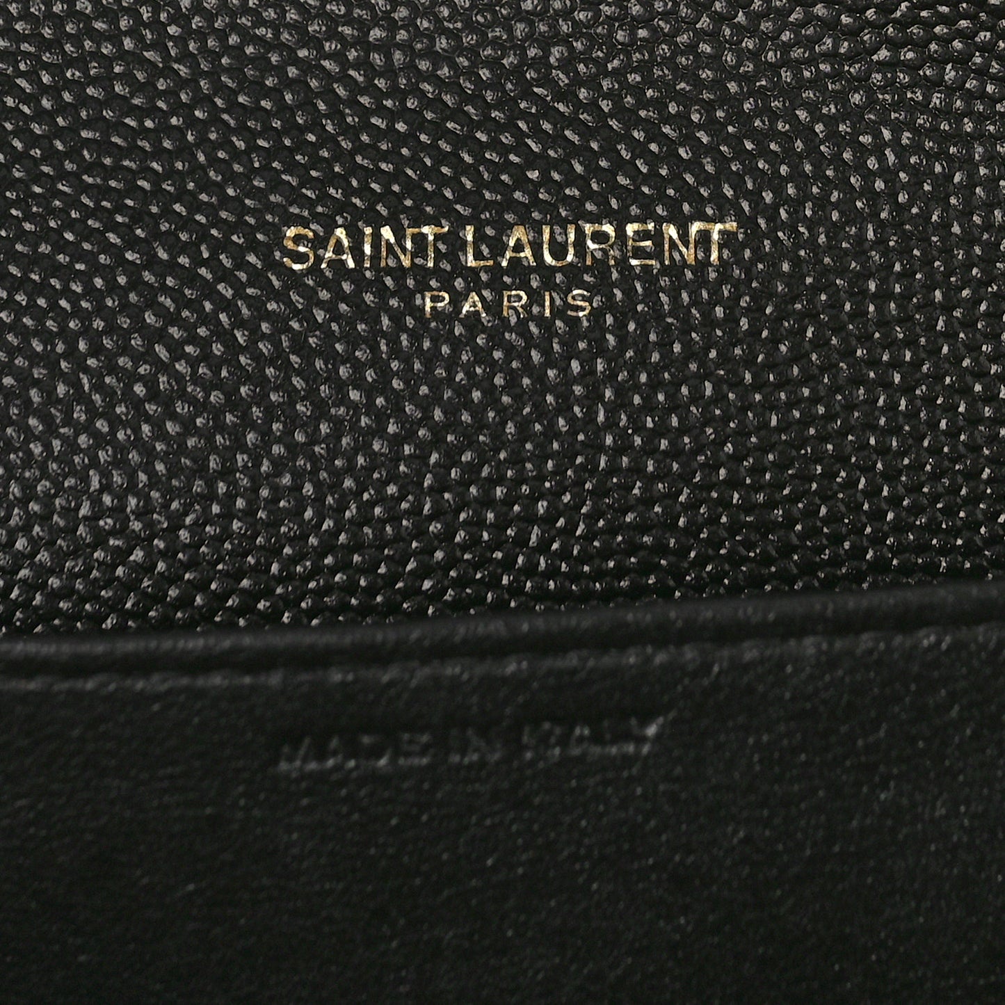 Grain De Poudre Monogram Uptown Chain Wallet Black