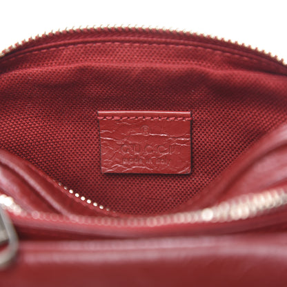 Gucci Fluffy Calfskin Mini Morpheus Belt Bag 70 28 Red 5 of 10