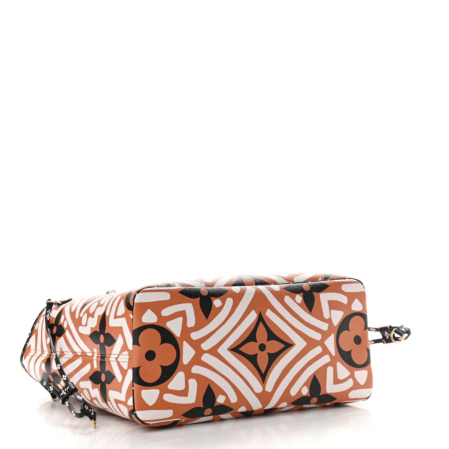 Monogram Giant Crafty Neverfull MM Creme Caramel