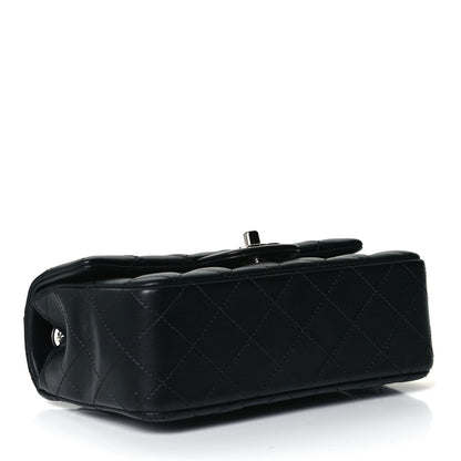 Chanel Lambskin Quilted Mini Rectangular Flap Black 4 of 11