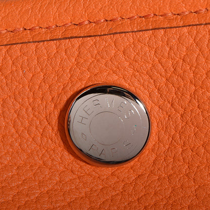 Hermes Veau Negonda Garden Party Tote MM 36 Orange 12 of 14