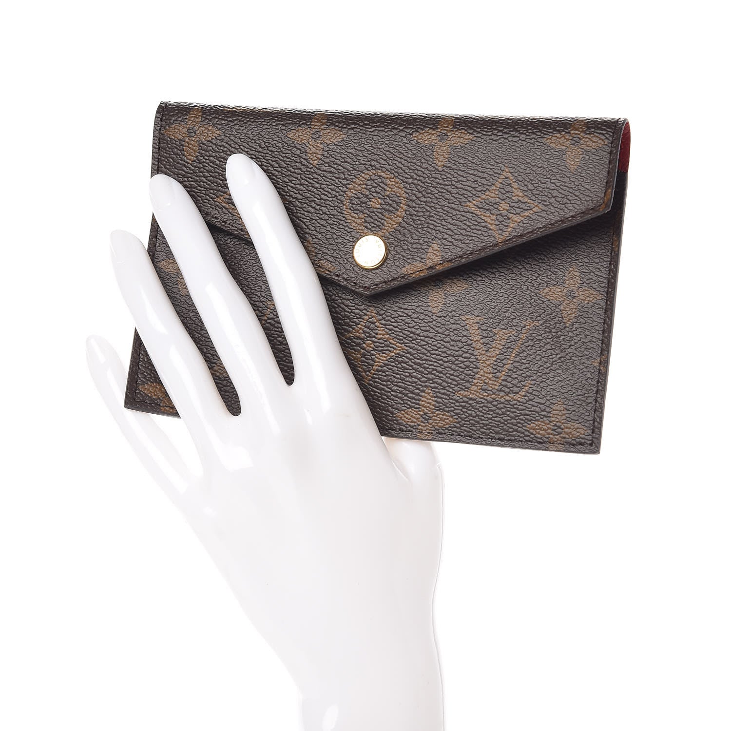 Louis Vuitton Monogram Daily Organizer Envelope Insert Red 2 of 6