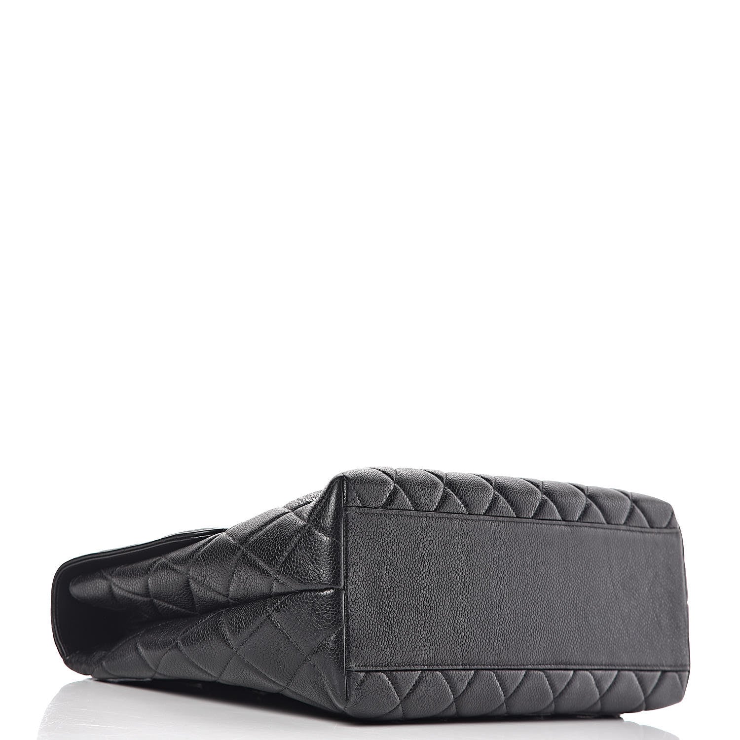 Chanel Caviar Quilted Jumbo Kelly Flap Black 4 of 11