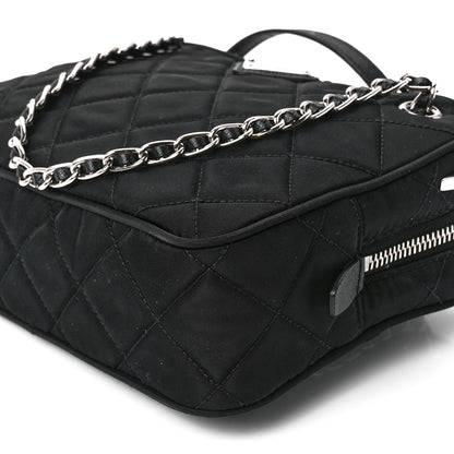 Prada Nylon Tessuto Impuntu Quilted Bandoliera Crossbody Bag Black 12 of 12