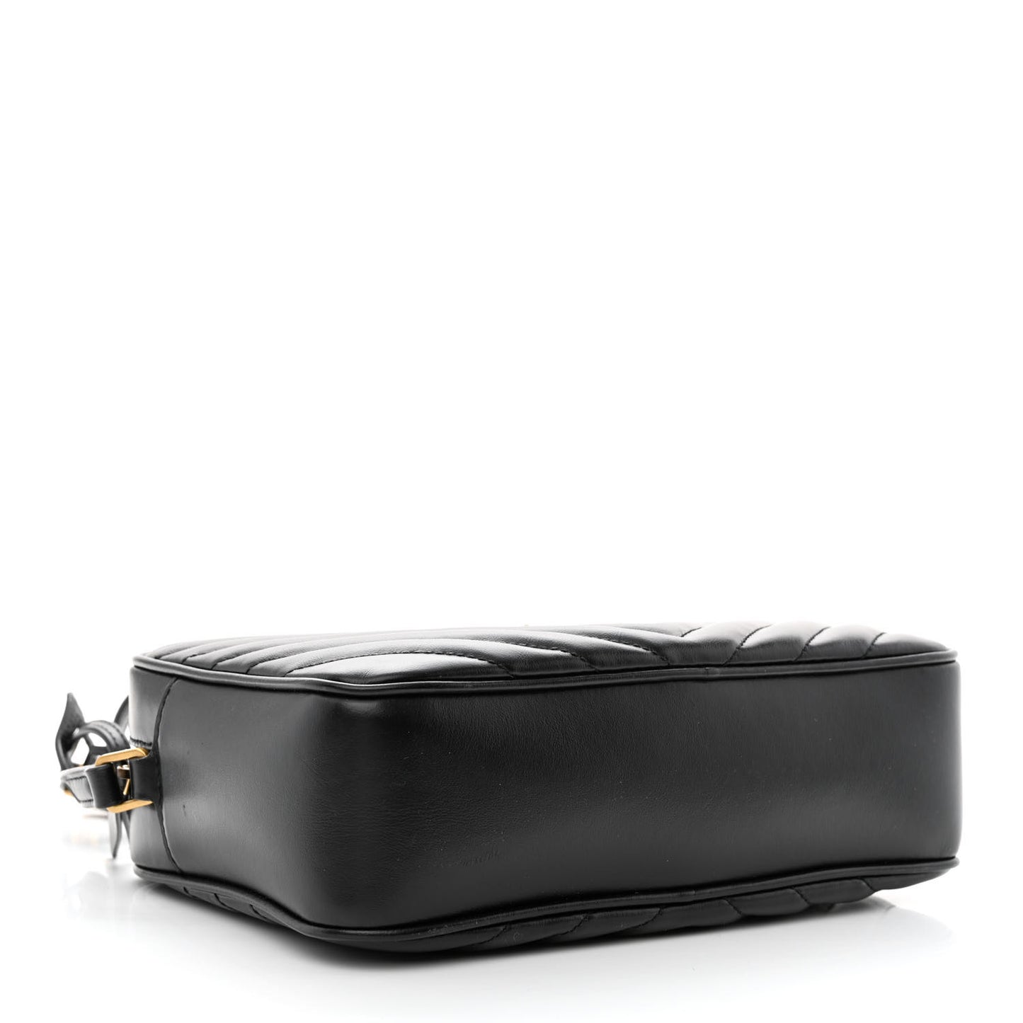 Calfskin Matelasse Monogram Lou Camera Bag Black