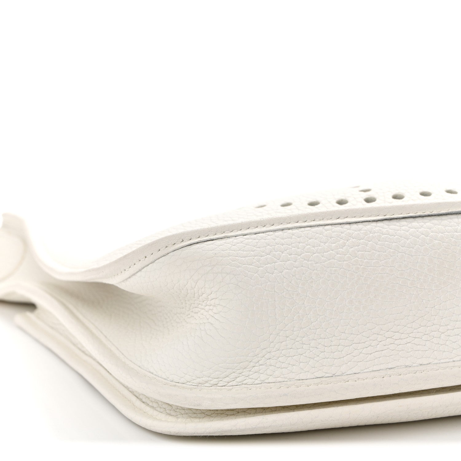 Hermes Taurillon Clemence Evelyne II PM White 9 of 13