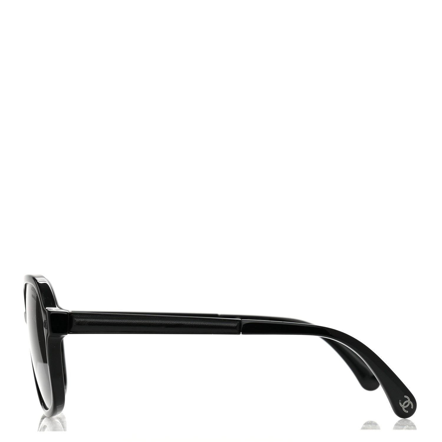Chanel Acetate CC Sunglasses 5436-Q-A Black 3 of 7