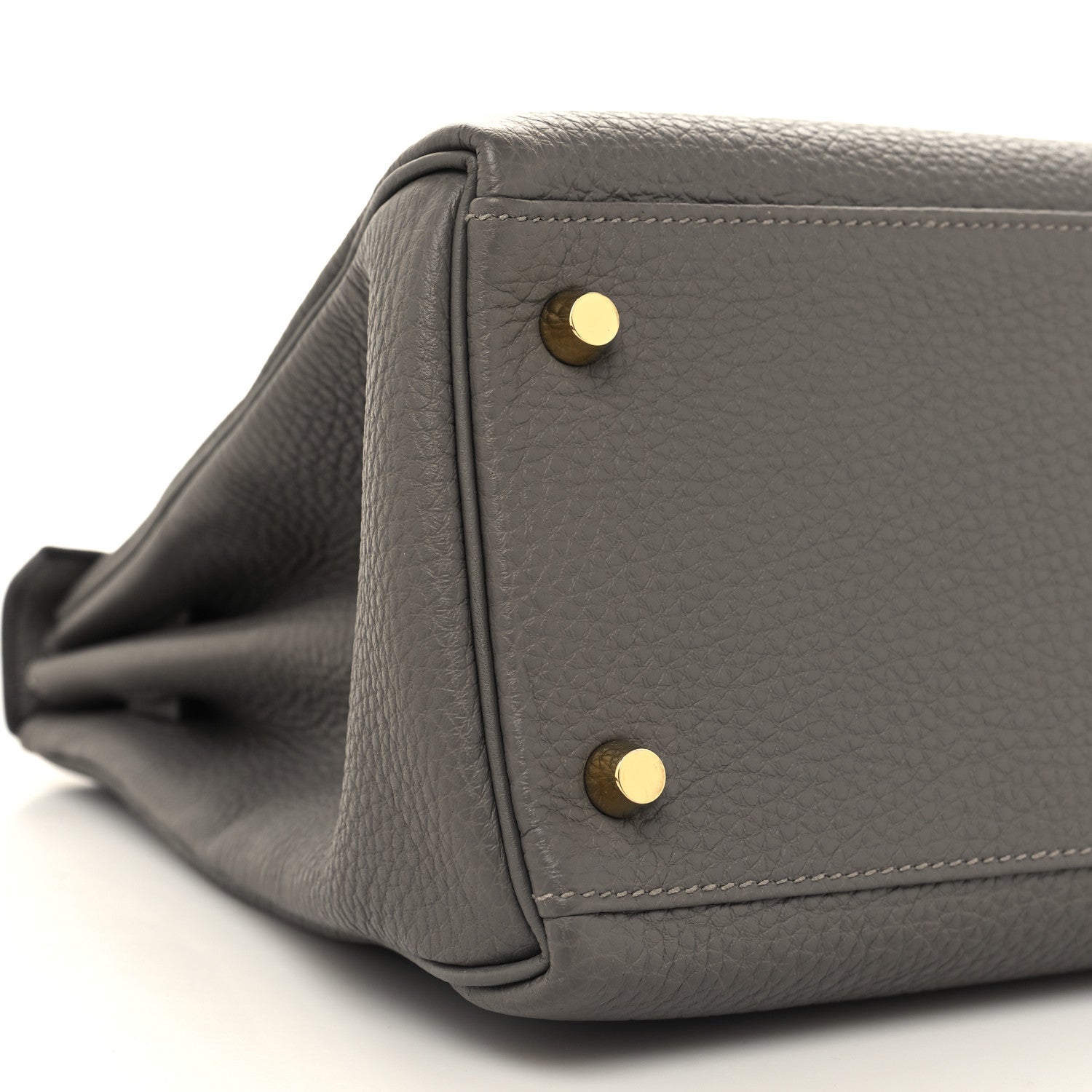 Hermes Togo Kelly Retourne 28 Gris Meyer 9 of 11