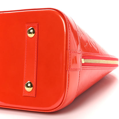 Louis Vuitton Vernis Alma PM Rouge Grenadine 9 of 9