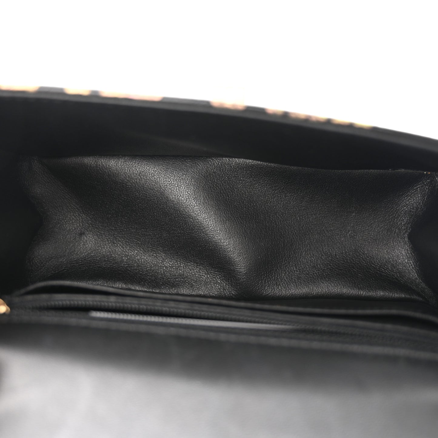 Calfskin Crocodile Embossed Graffiti 2.55 Mini Cocodile Reissue Flap Black Pink