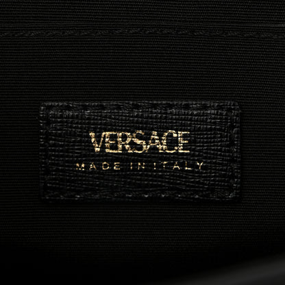 Versace Saffiano Virtus Small Shoulder Bag Black 6 of 10