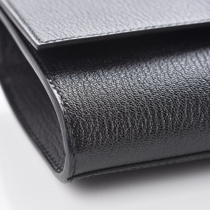 Hermes Chevre Mysore Medor 23 Clutch Black 7 of 9