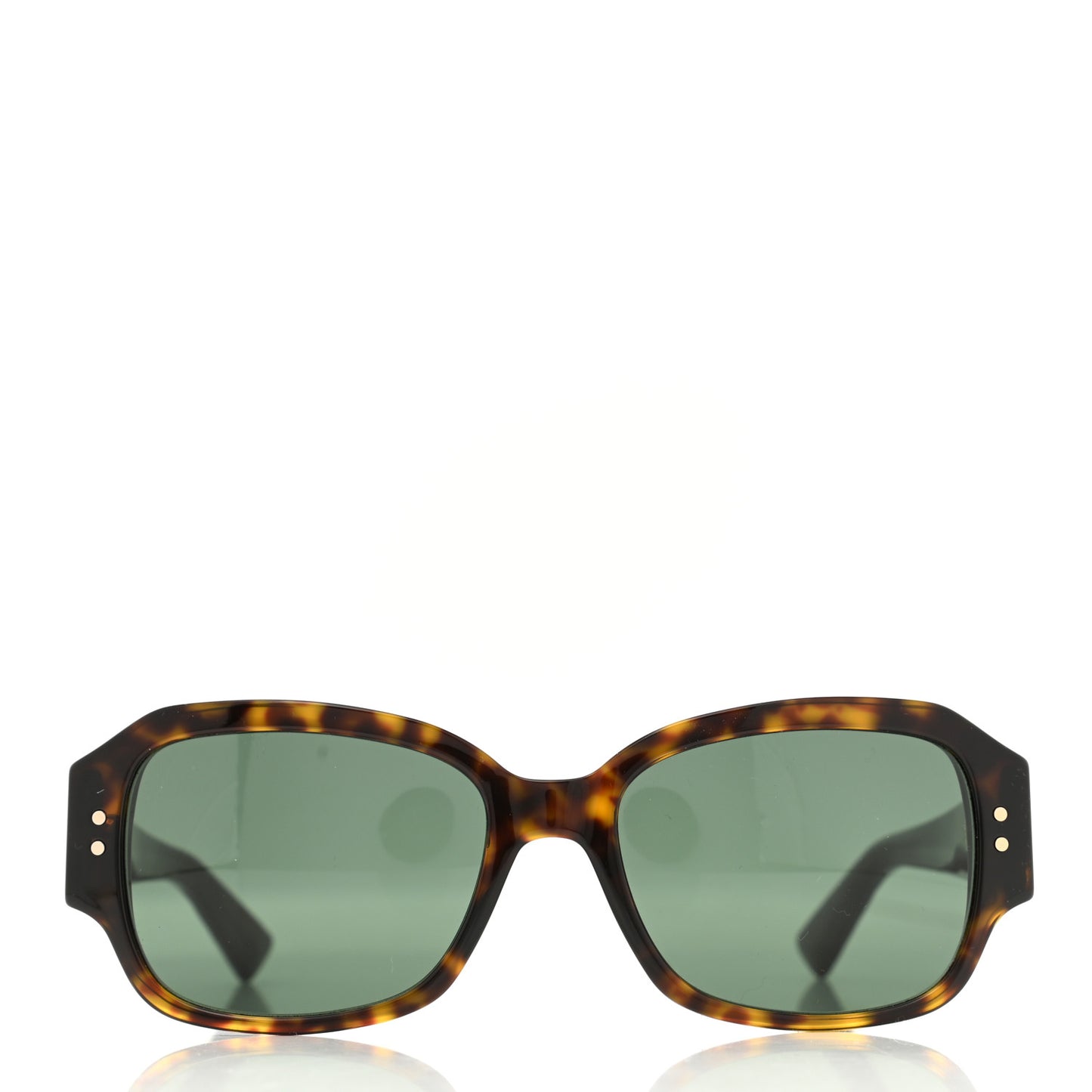 Acetate Cannage Lady Dior Studs 5 Sunglasses Havana