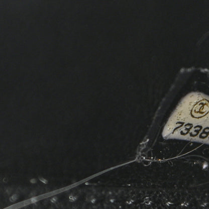 Chanel Patent Jersey Quilted Small Flap Ivory Black 7 of 12