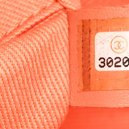 Chanel Mixed Fibers Small Deauville Tote Light Orange 7 of 10