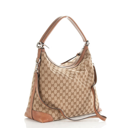 Gucci Monogram Old Libeccio Medium Miss GG Hobo Beige Ebony Light Brown 4 of 8