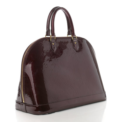 Louis Vuitton Vernis Alma GM Amarante 3 of 9