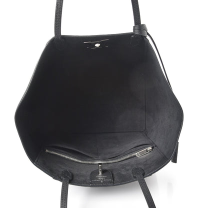 Louis Vuitton Calfskin Lockme Cabas Black 5 of 8
