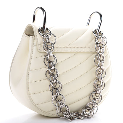 Chloe Calfskin Quilted Mini Drew Bijou Shoulder Bag Natural White 2 of 9