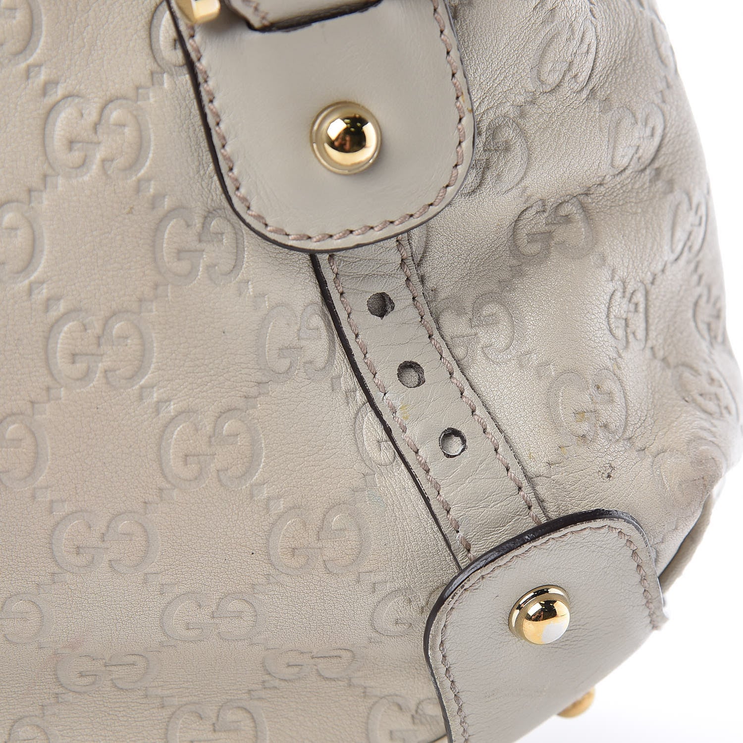 Gucci Guccissima Small Pelham Shoulder Bag Off White 12 of 15