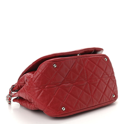 Chanel Caviar Timeless CC Accordion Flap Red 4 of 10