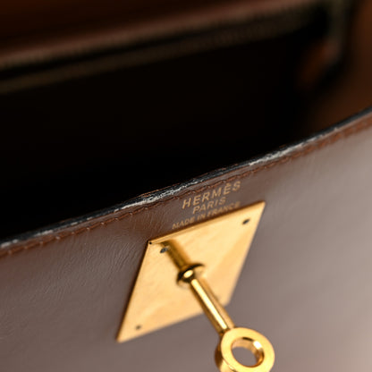 Hermes Box Kelly Sellier 28 Noisette 12 of 29