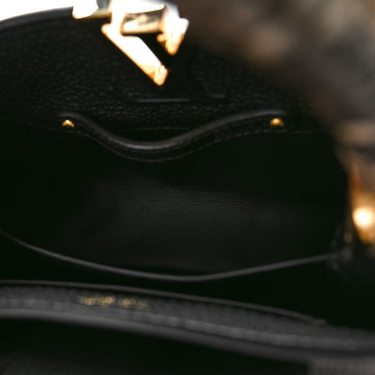 Louis Vuitton Taurillon Snakeskin Mini Capucines Black 5 of 8