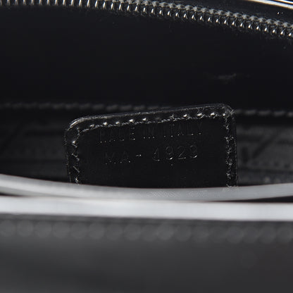 Christian Dior Calfskin Maris Pearl Beaded Top Handle Bag Black 6 of 11