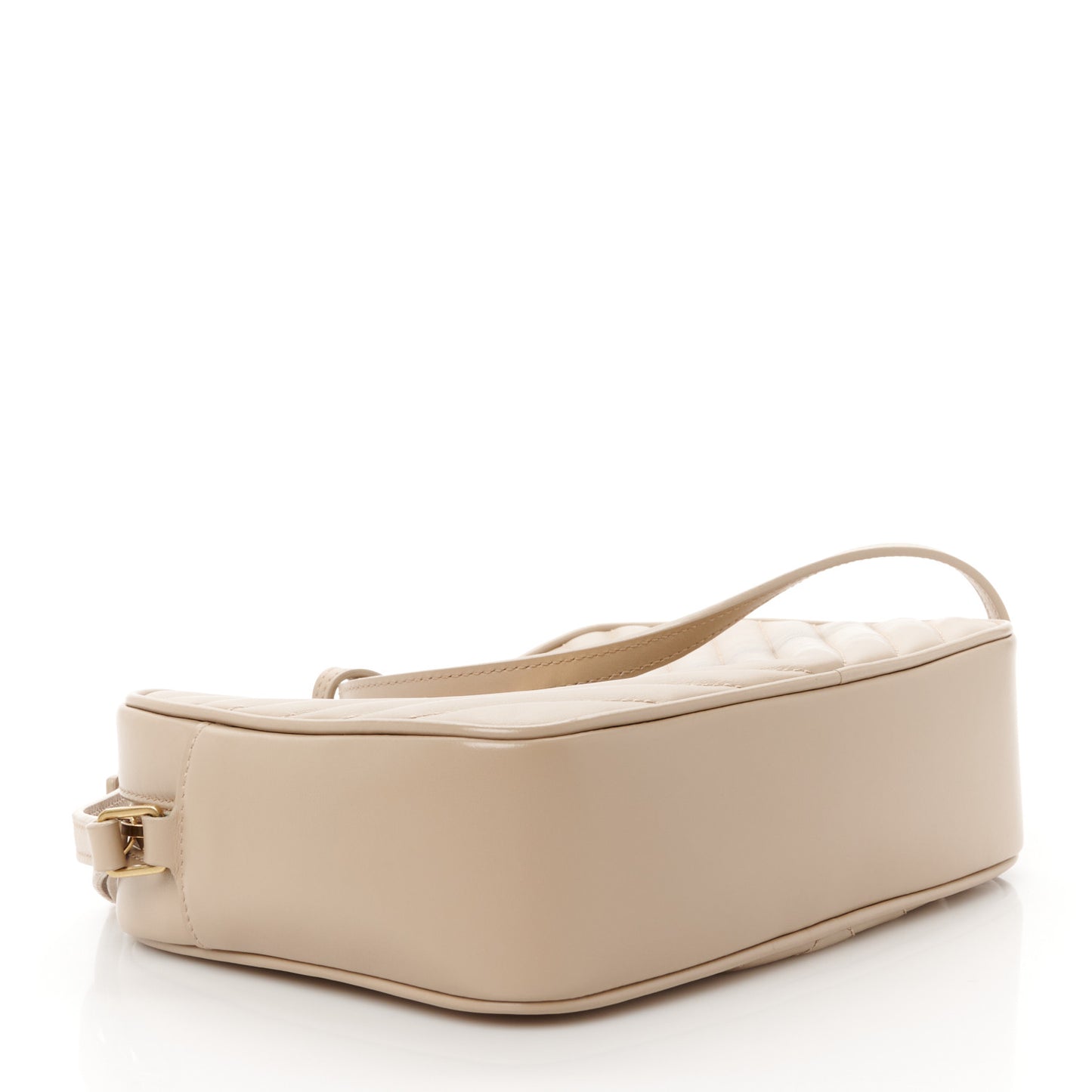 Calfskin Matelasse Monogram Lou Camera Bag Dark Beige