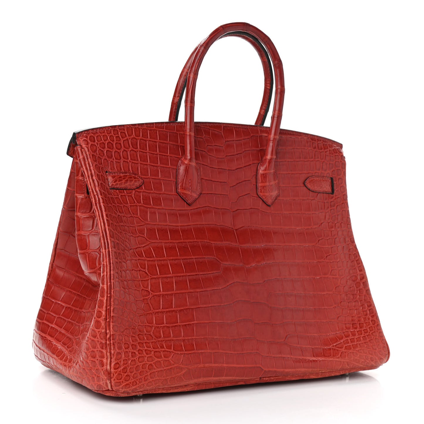 Matte Porosus Crocodile Birkin 30 Rouge H