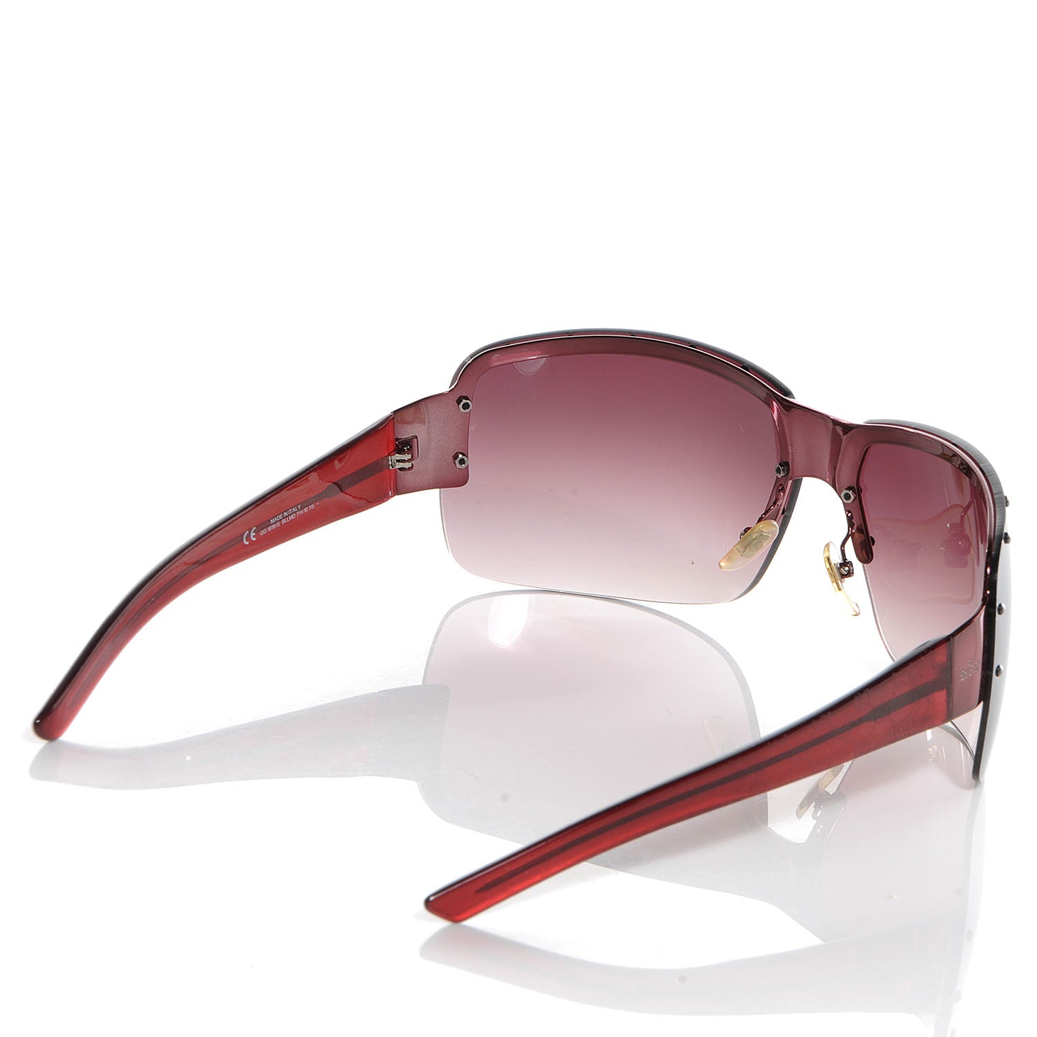Gucci Studded Sunglasses 1819/S Red 2 of 5