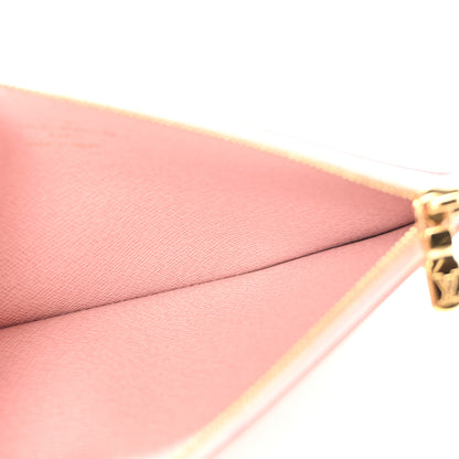 Louis Vuitton Damier Azur Slim Purse Rose Ballerine 5 of 7