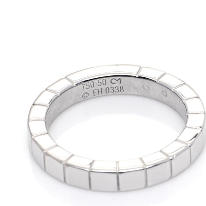 Cartier 18K White Gold Lanieres Ring 50 5.25 5 of 5